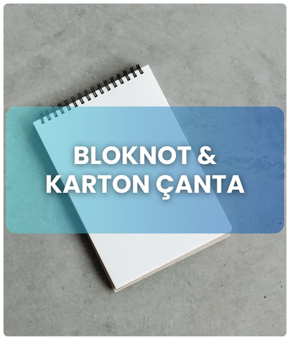 Promosyon Bloknot - Karton Çanta